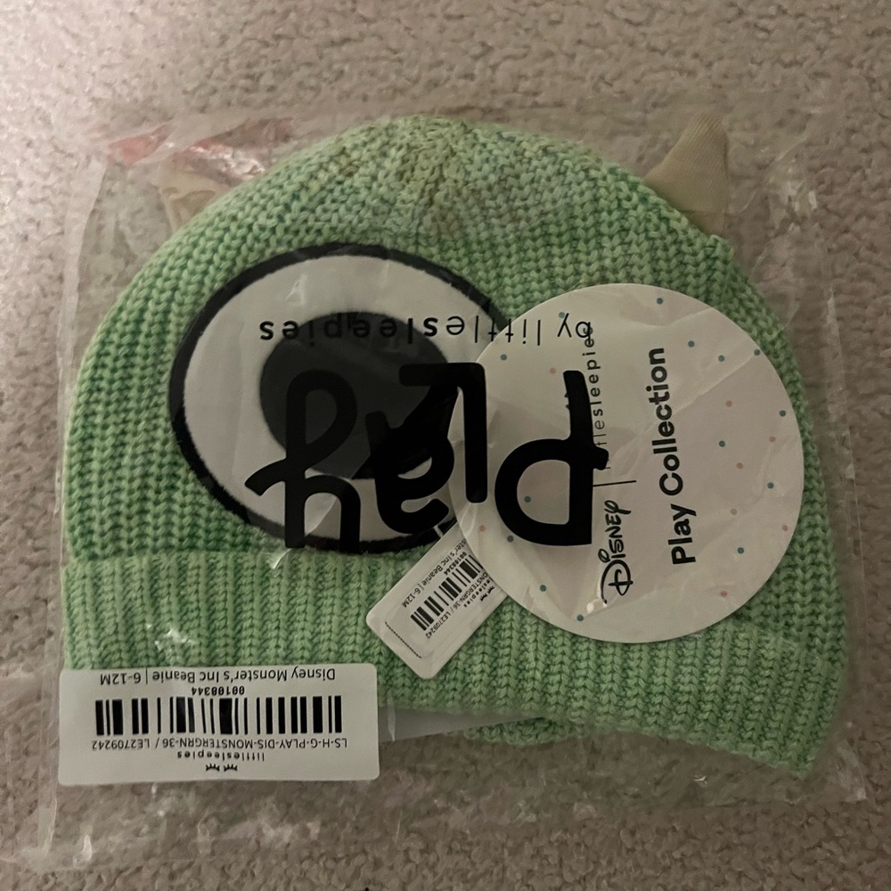 Little Sleepies monsters inc hat
